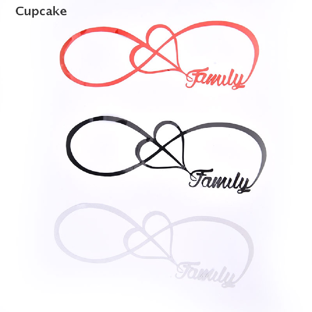 [CKE] Car Sticker FAMILY Love Heart Forever Symbol Funny Car Decal ...