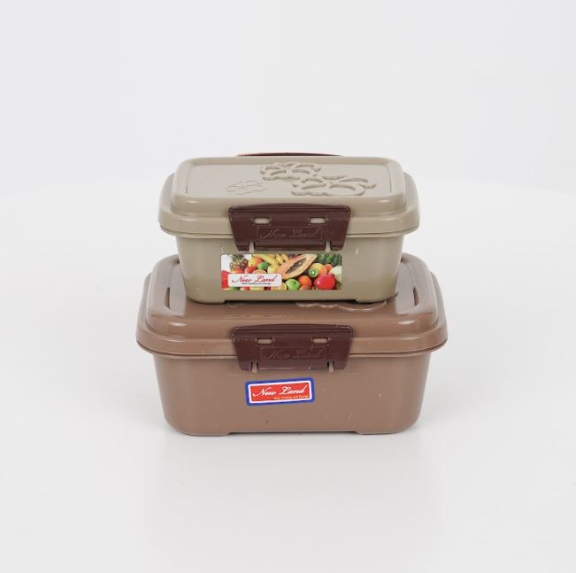 Mocha Collection FOOD KEEPER/Airtight Locking Lid Lunch Box Fresh ...