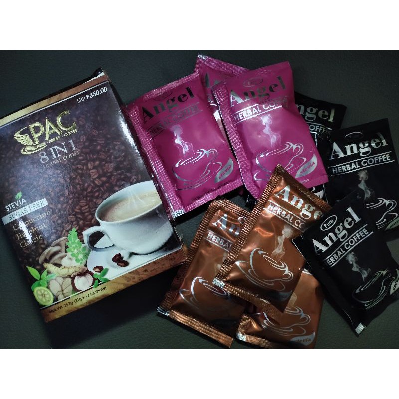 8 in 1 Herbal Coffee Pure Angel Coffee PAC Shopee Philippines
