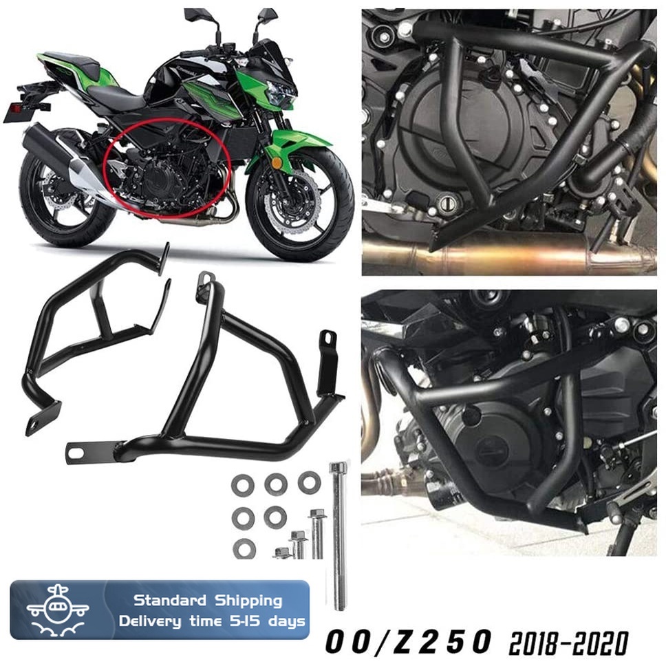 Support De Plaque D'immatriculation Pour Kawasaki Z400 (2019-2023) - Aluminium, Réglable, Avec Fixation Clignotants LED