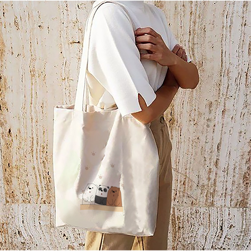 Shopee canvas tote online bag