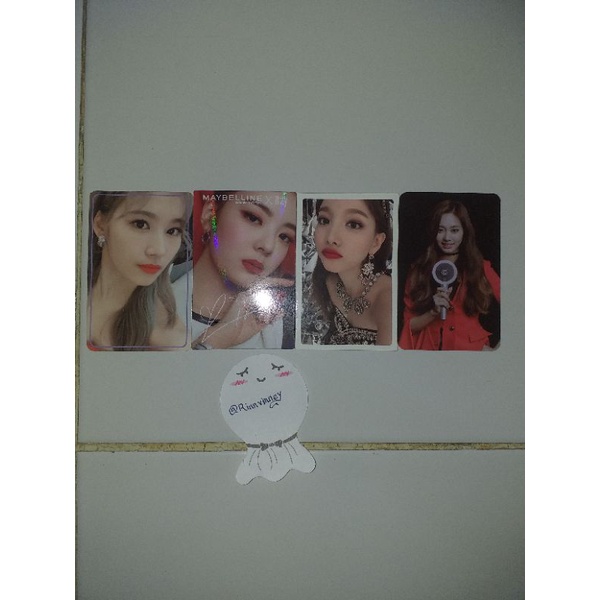 Trade Photocard Twice ITZY Nayeon Sana Tzuyu Lia Shopee Philippines