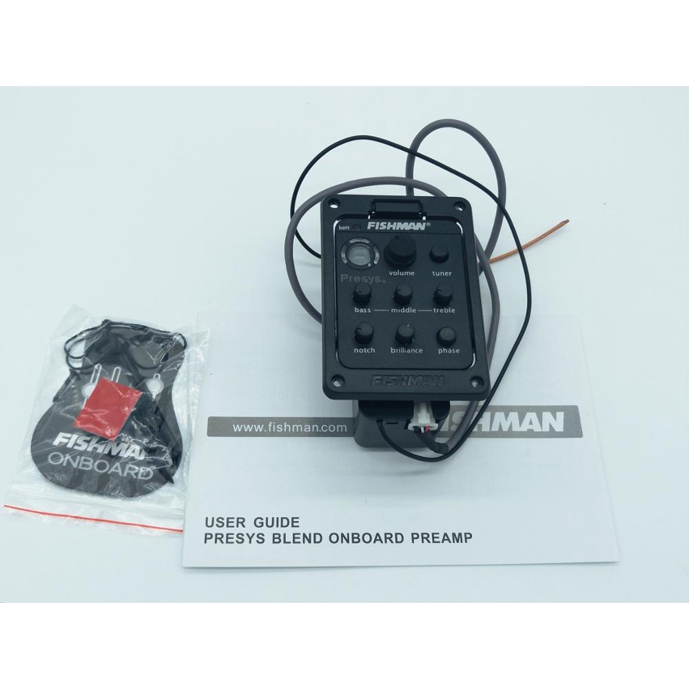 Pickup Piezo Attivo ISYS Presys II Con Accordatore Integrato | Chitarra Classica | Sistema Di Amplificazione