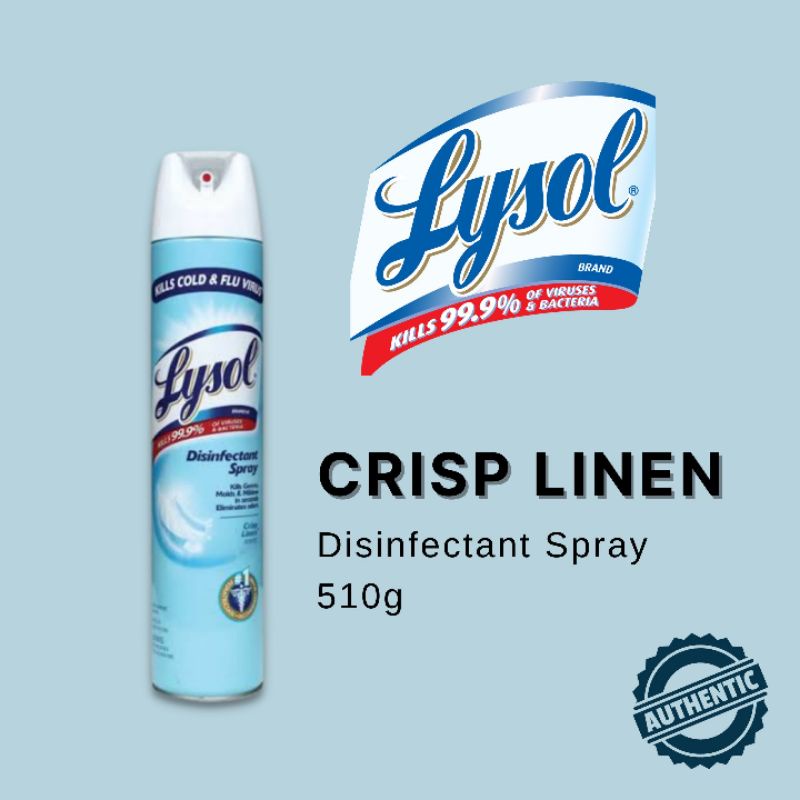 Lysol Disinfectant Spray 510g / 18oz | Shopee Philippines