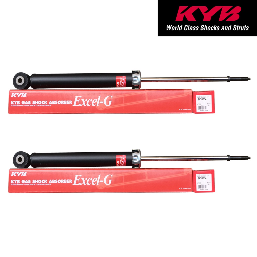 KYB 3430034 for Toyota Wigo 2014 - 2022 Set of 2 Rear Gas Shock ...