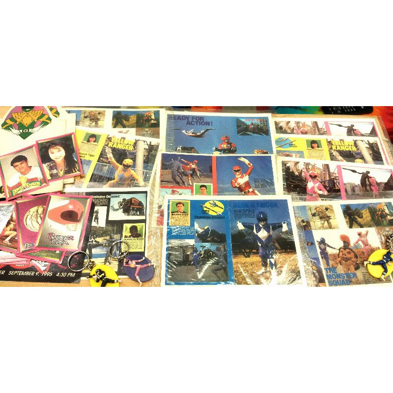 1994 MIGHTY MORPHIN' POWER RANGERS STICKERS | Shopee Philippines