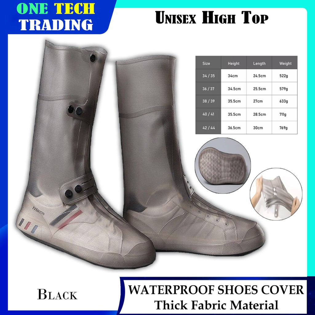 Silicone Rain Boots Waterproof Rainy Day Thick Nonslip Wearresistant