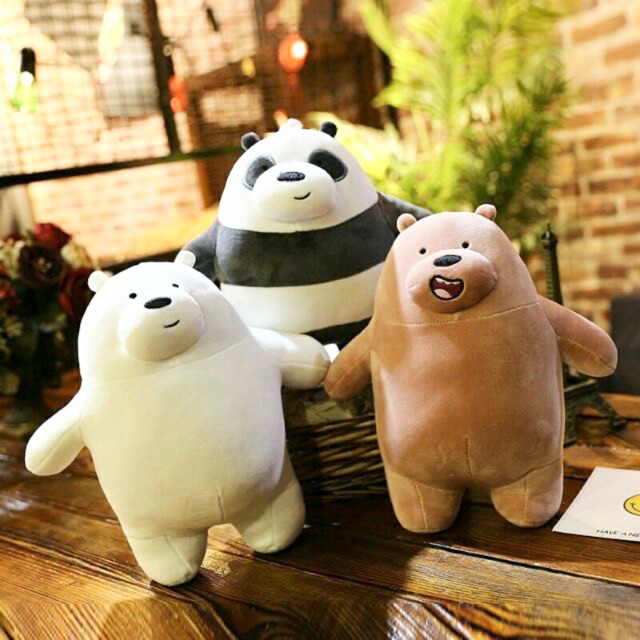 8.5 9 inch We Bare Bears Stuffed Toy COD Shopee Philippines