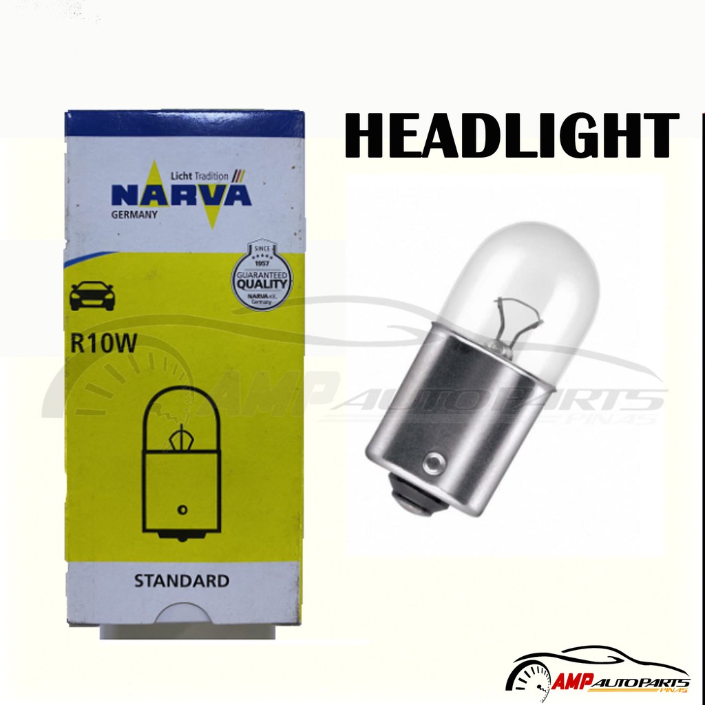 NARVA AUTO BULB R10W STANDARD 12V 10W SINGLE | Shopee Philippines