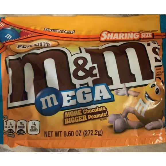 M&M's Chocolate Candies, Peanut Butter, Sharing Size - 9.60 oz