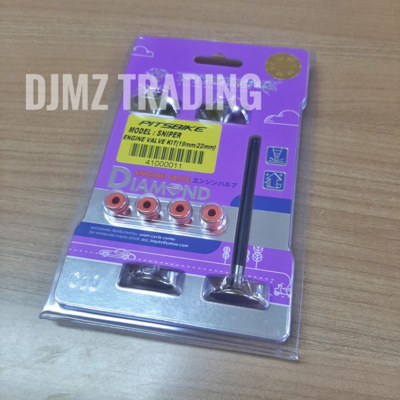 SNIPER 150/135 STOCK, 19/22, 20/23, 22/25mm Diamond Engine Valve