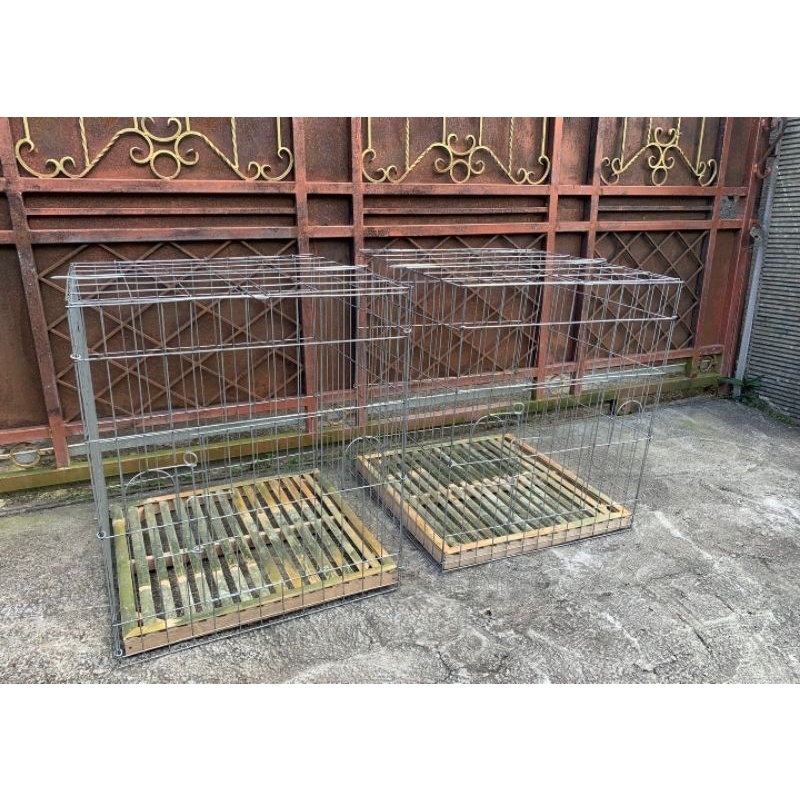 SQUARE GALVANIZED CHICKEN CAGE SIZE 65CM X 75CM | The cage alone does ...