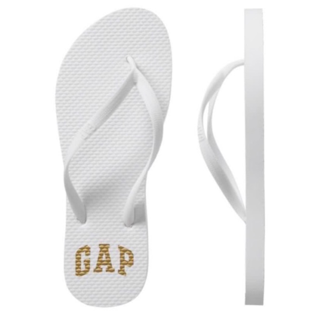 Authentic / Original Gap Slippers in White Shopee Philippines