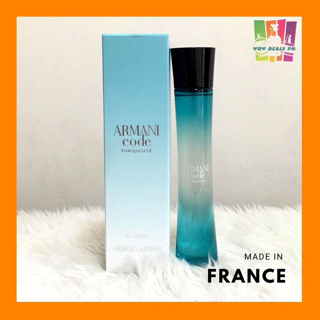 Armani code outlet turquoise