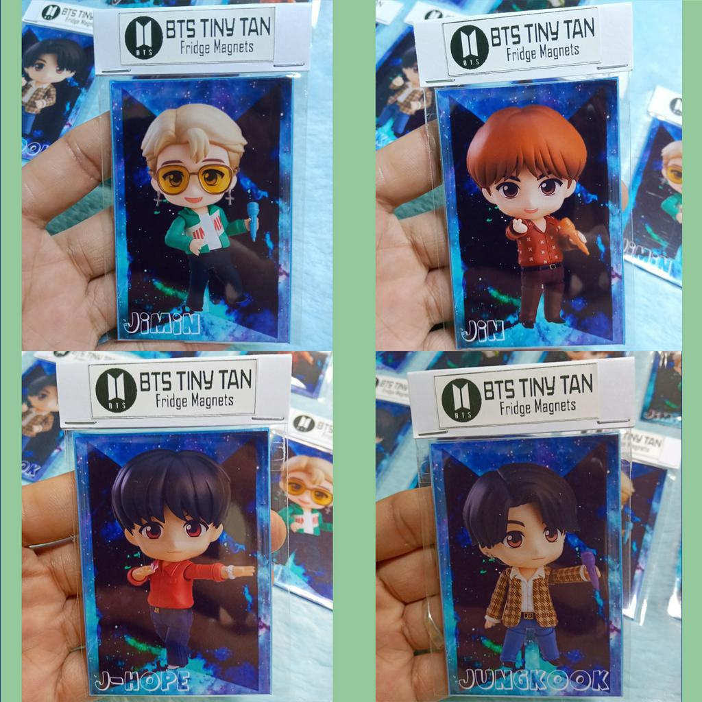 TinyTan BTS Ref Fridge Magnets Collections Souvenir ATM Size | Shopee ...
