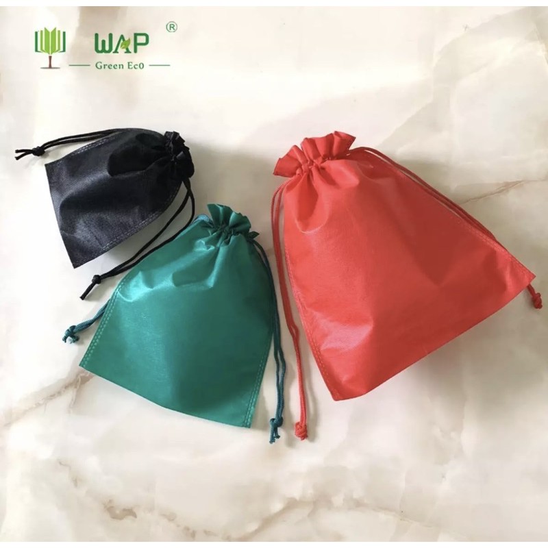 20pcs Eco Bag Drawstring non-woven Pouch Bag Storage Bag Gift Bag Tote ...