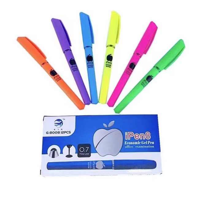 G-8008 gel pen IPEN 8 signpen 0.7mm12pcs | Shopee Philippines