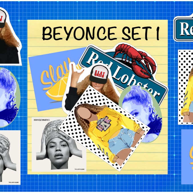 *WATERPROOF LAMINATED* BEYONCE WATERPROOF STICKER PACK | Shopee Philippines