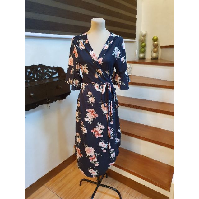 Shopee clearance wrap dress