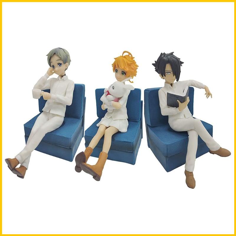 SELAN Portable Anime Character Replica Emma Ray Figure Birthday Cake ...