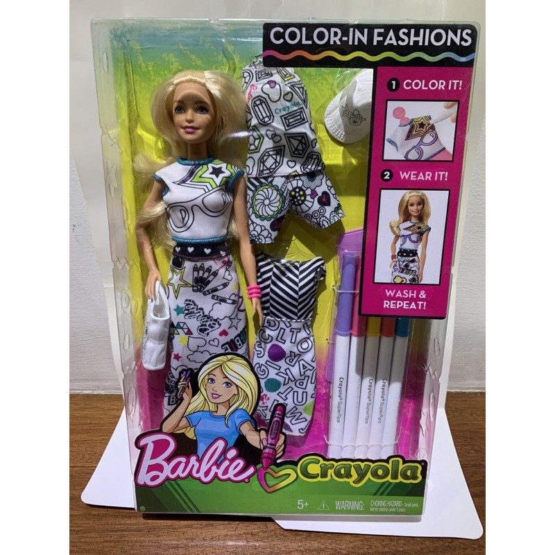 barbie crayola color in fashions Shopee Philippines