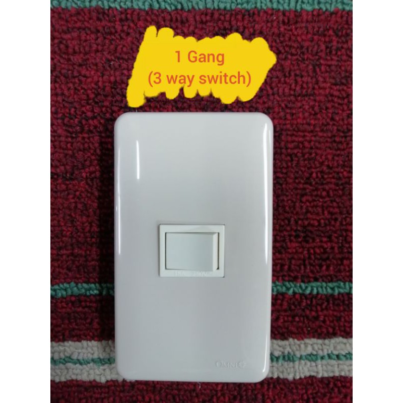 Omni Flush Type Switch W Plate 1 2 3 Gang Classic Series 1 Way Switch Or 3 Way Switch 8869