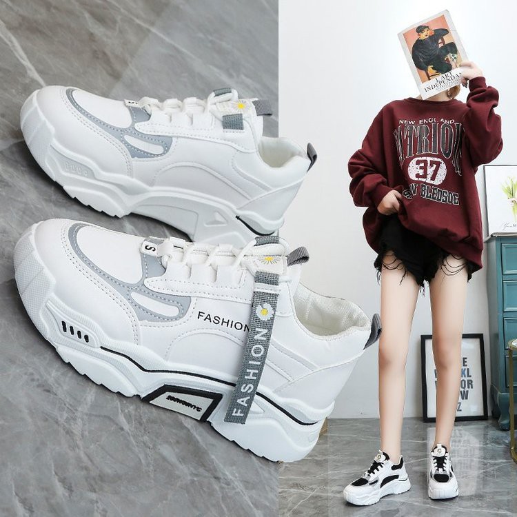 Korean wedge sneakers on sale