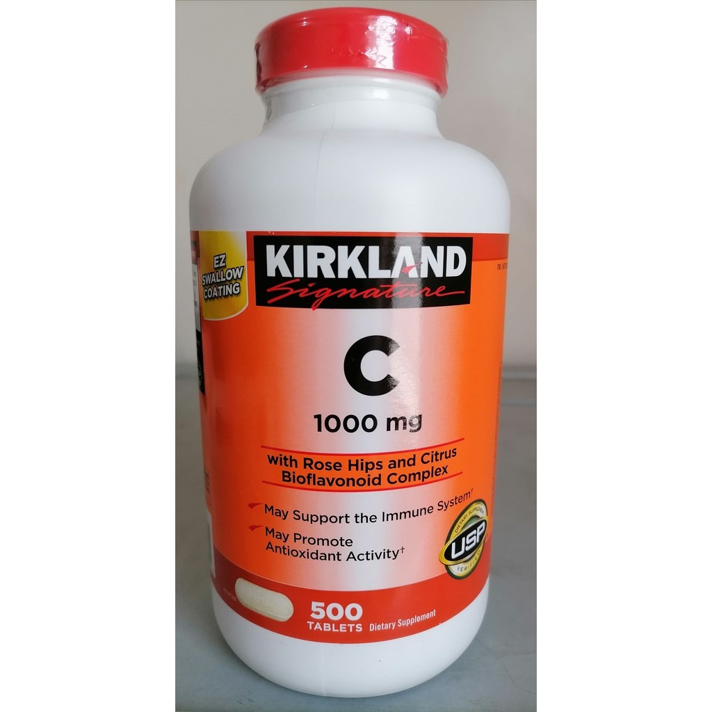 Original Kirkland Vitamin C 1000mg (500 tablets) Shopee Philippines