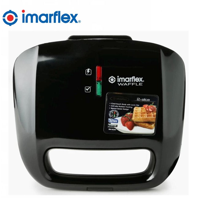 Imarflex Ism502W 2 Slice Waffle Maker Black Shopee Philippines