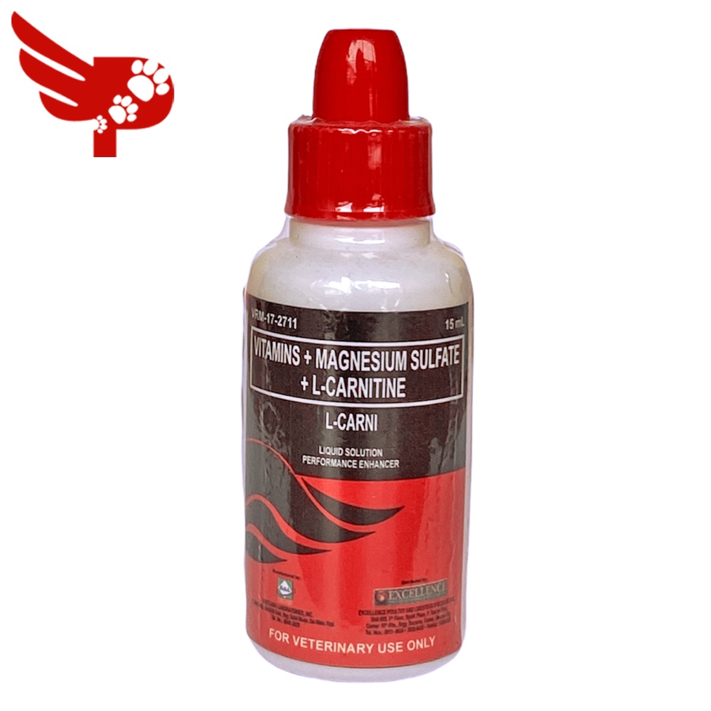 LCARNI 15ml Vitamins, LCarnitine Perfomance Enhancer For Racing