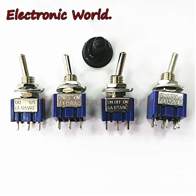 Button Switch MTS-102/103 MTS-202/203 3 Pins/6 Pins Two/Three Speed ...