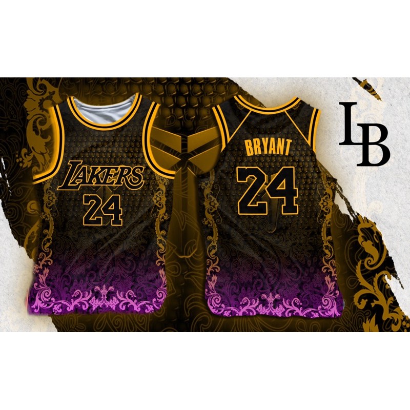 ✵▥NBA Lakers Black Mamba Kobe Bryant Full Sublimation Basketball