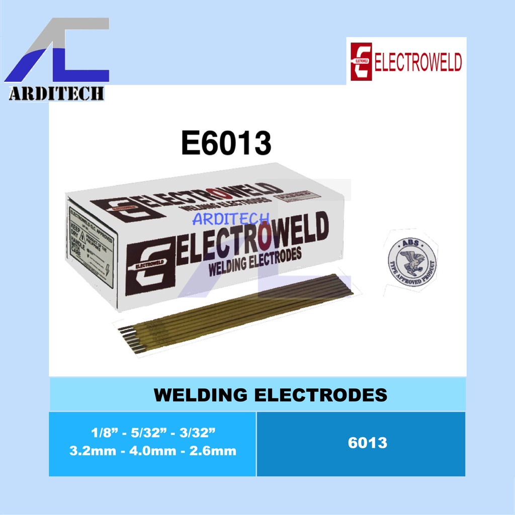 Welding Rod Mild Steel E6013 Standard and Premium ELECTROWELD per