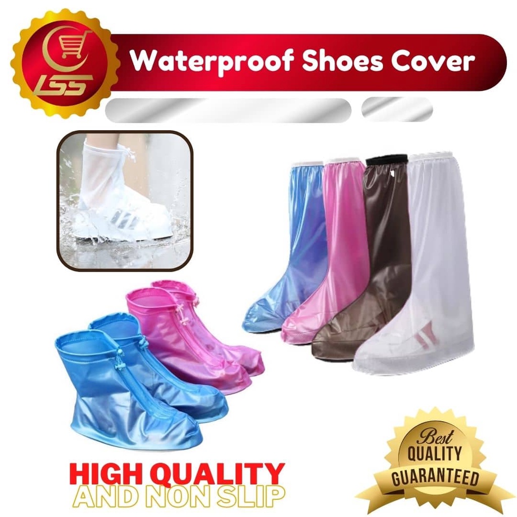 Waterproof Rain Shoes Cover Rain Gear Women Men Nonslip Shoe Cover