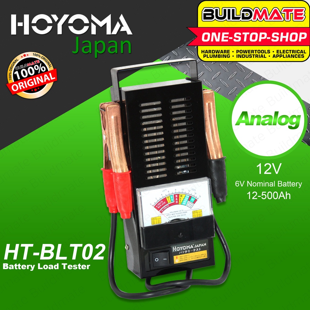HOYOMA JAPAN Analog Battery Load Tester/Digital Battery Load Tester