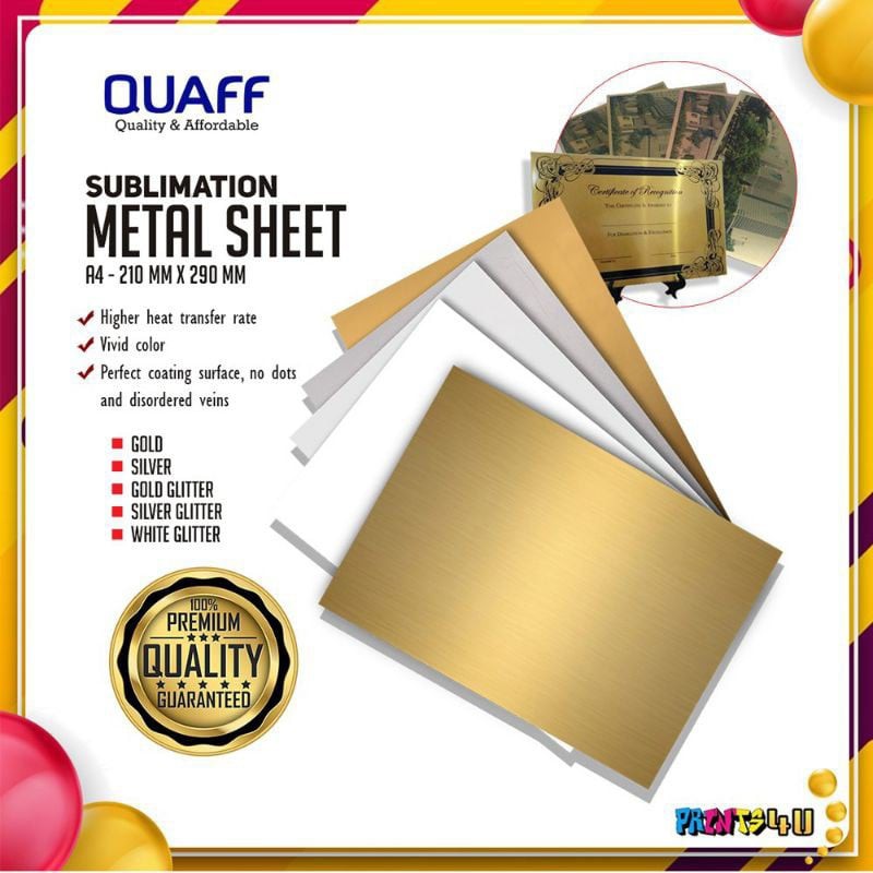 Quaff Sublimation Metal Sheet A4 Shopee Philippines 8127