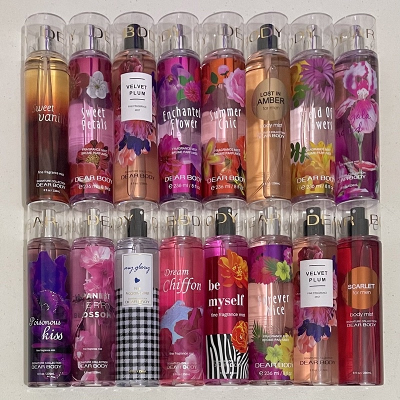 Dear Body Mist From Uk scents | Shopee Philippines