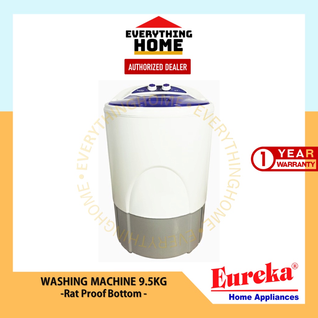 Eureka Washing Machine 9.5 KG Single Tub / EWM950S Shopee Philippines