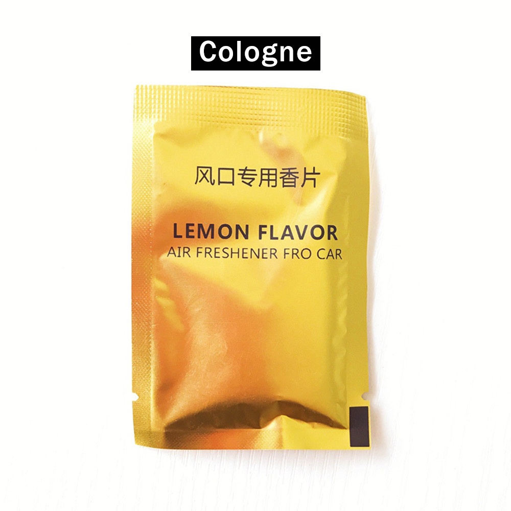 Car Air Freshener Tablet Air Vent Clip Replace Aroma Cotton Pads