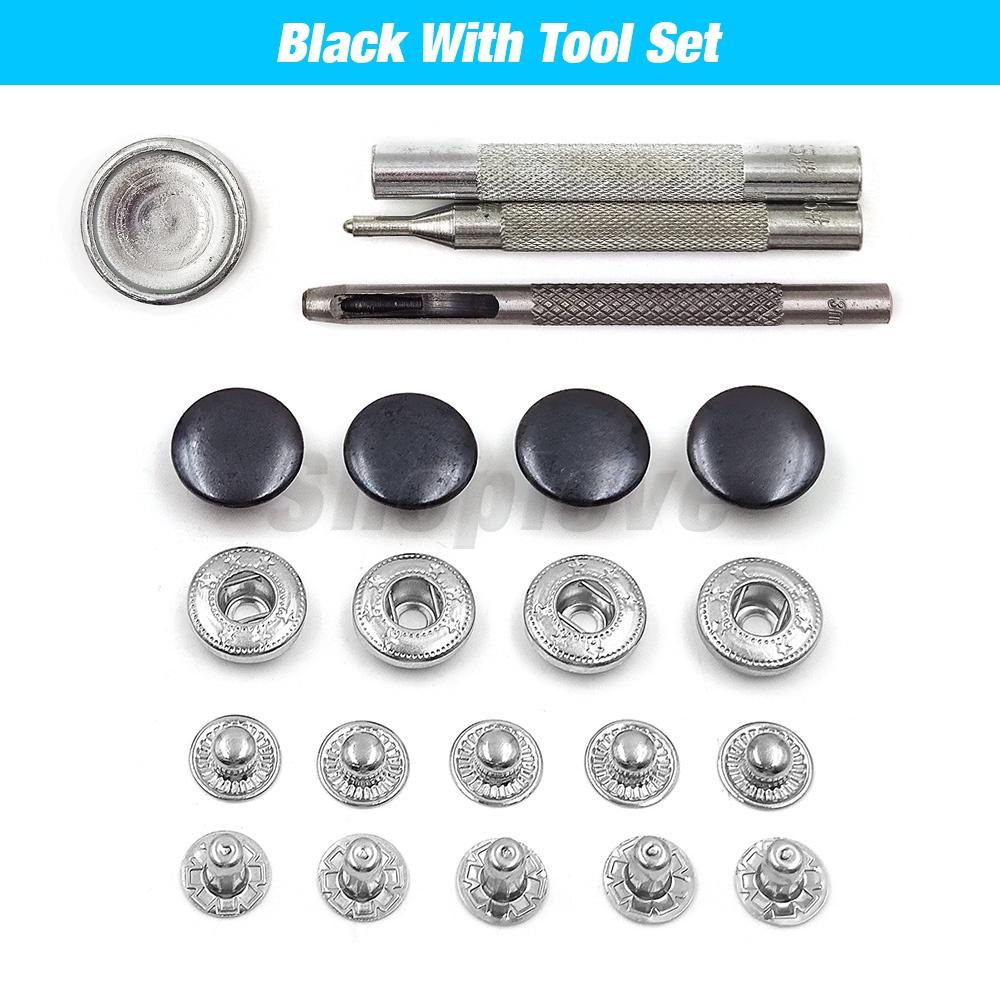 2535 Sets 10/12.5/15/17/20mm Press Studs Snaps Fastener Clothing Coat Down Jacket Fastener