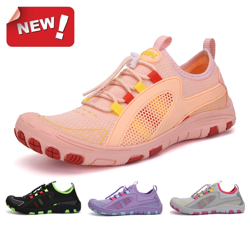 Outdoor Anti Slip Hiking Water Shoes Women Summer Breathable Mesh Beach