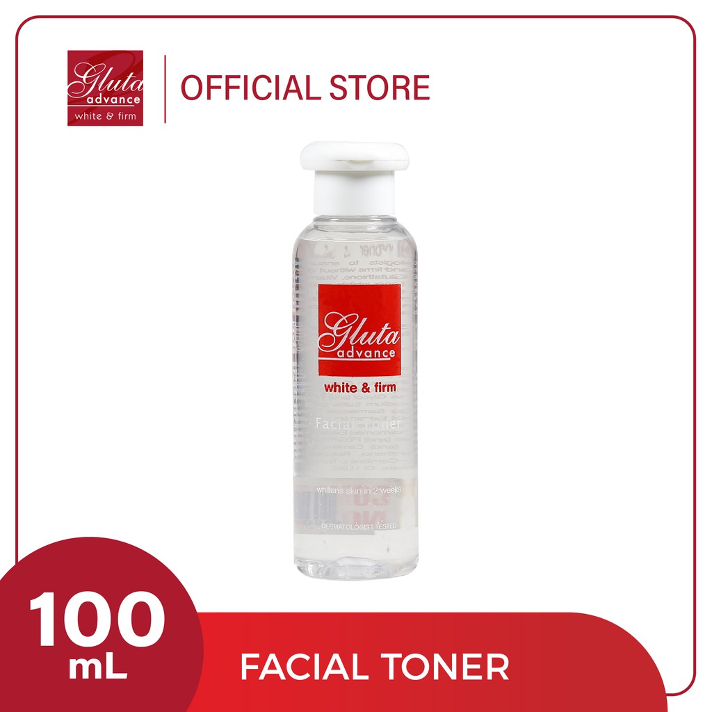 Gluta Advance White & Firm Facial Toner 100ml | Shopee Philippines