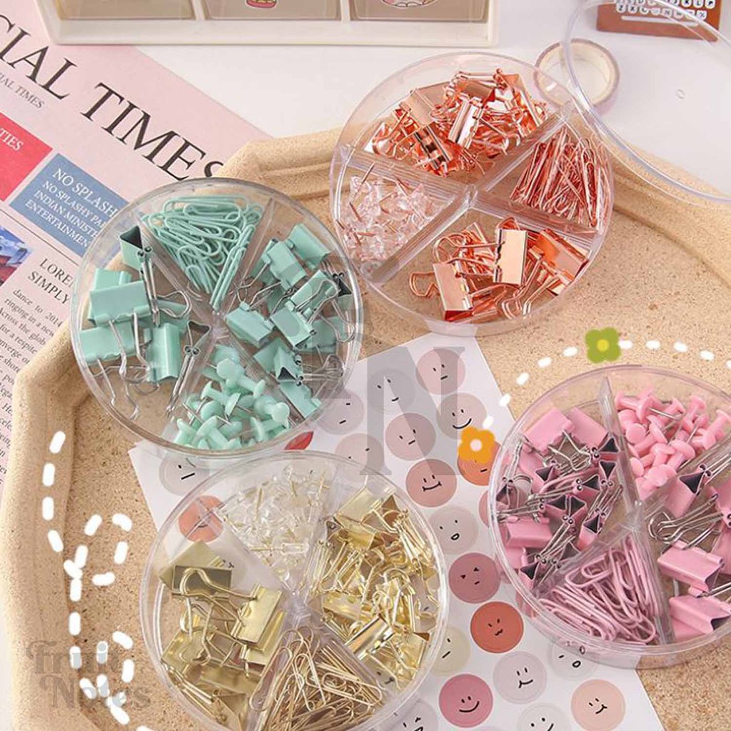 Vg030 Multifunctional Paper Clip Office Supplies Set 