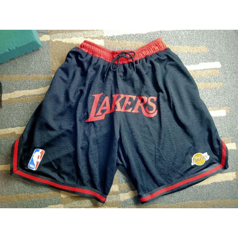 NBA Jersey Shorts Red/Black (Lakers, Jordan, Bulls)