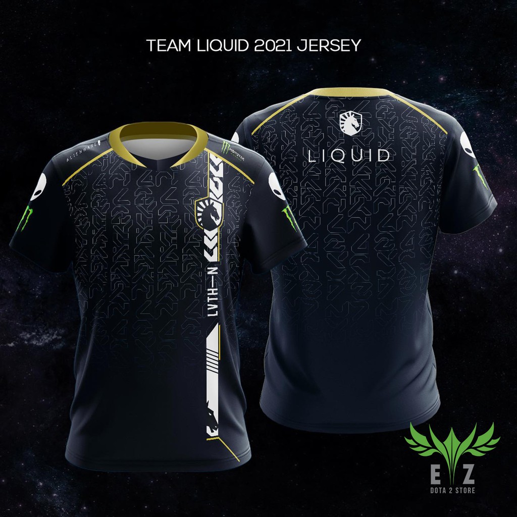 Dota 2 Team Liquid Jersey Short Sleeve Tee Shirt