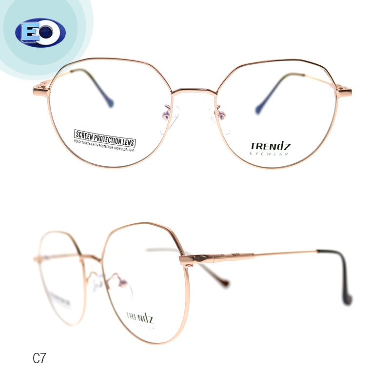 Eo Trendz Tr190921 Non Graded Anti Radiation Eyeglasses For Men And Women Shopee Philippines 6804