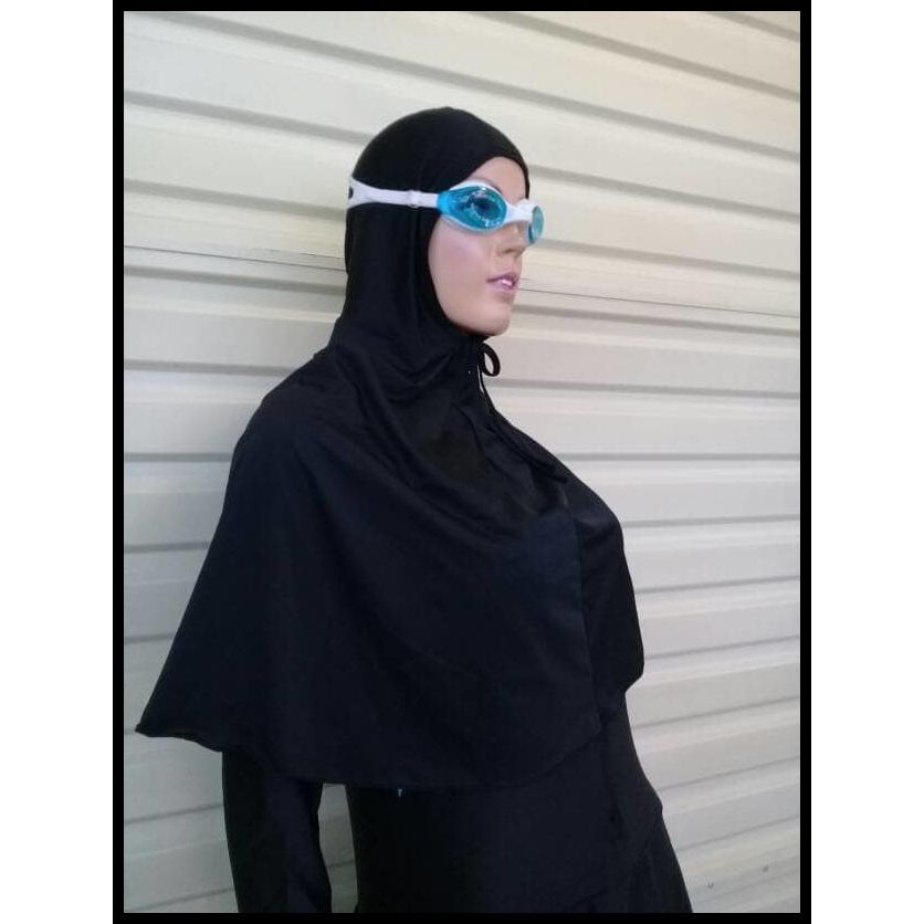 waterproof swimming hijab cap