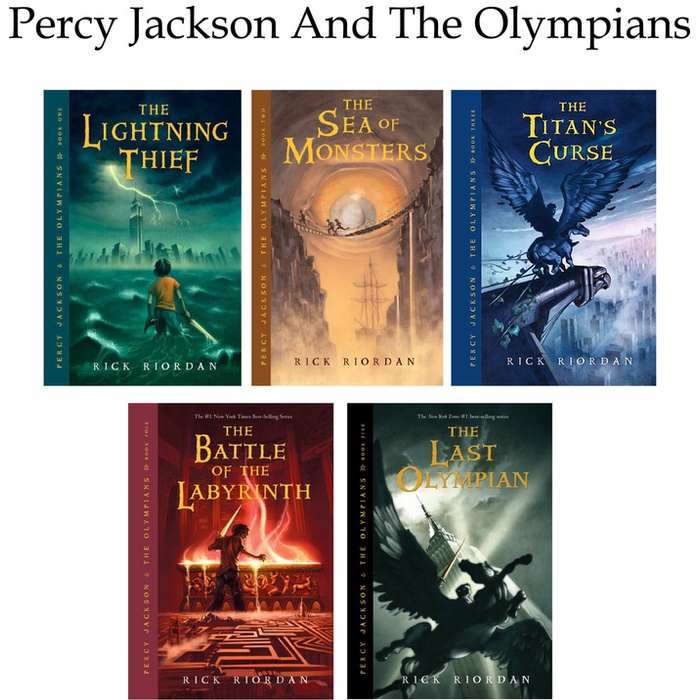 [ENGLISH] Bestseller NOVEL ENGLISH PERCY JACKSON Series - RICK RIORDAN ...