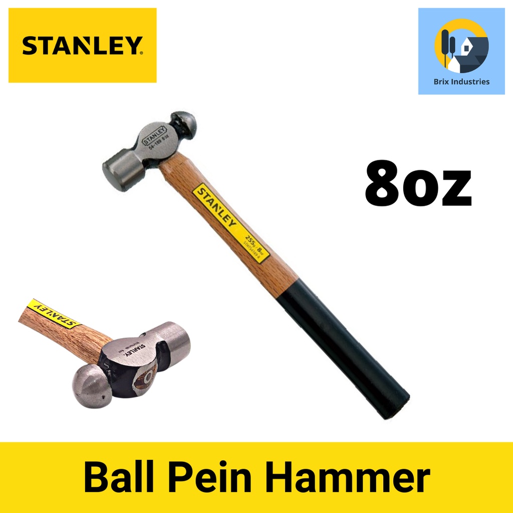 Stanley Ball Pein Hammer Wooden 8oz 12oz 16oz 24oz Or 32oz Heavy Duty ...