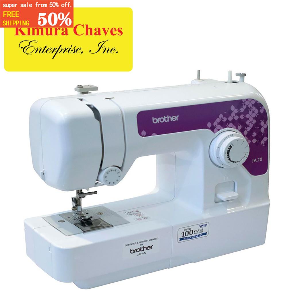 Brother Portable JA20 Sewing Machine (White) Shopee Philippines
